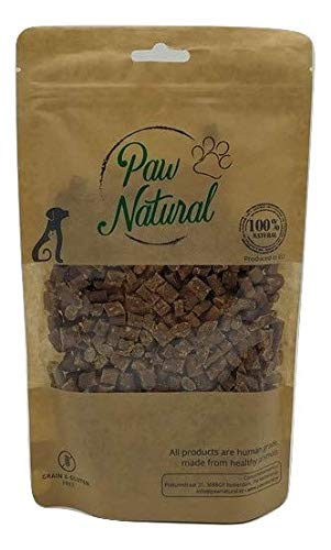 Paw Natural Hunde Leckerlis Training | 250g Truthahn-Leckereien | 100% Gluten- & getreidefrei | aus frischem Fleisch gesunder Tiere von Paw Natural