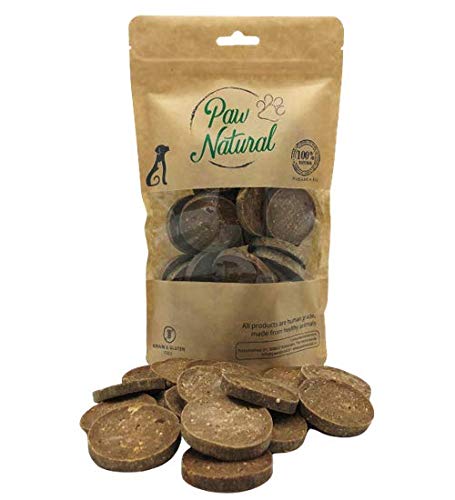 Paw Natural Hunde Leckerlis | 300g Rind-Burger | 100% Gluten- & getreidefrei | aus frischem Fleisch gesunder Tiere von Paw Natural