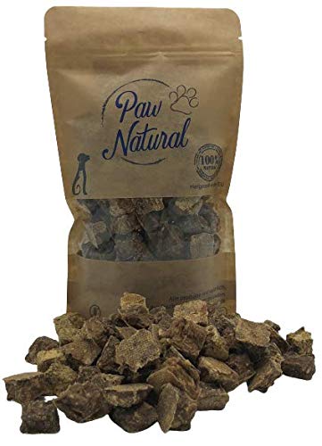 Paw Natural Hunde Leckerlis Training | 150g Rind-Würfel | 100% Gluten- & getreidefrei | aus frischem Fleisch gesunder Tiere von Paw Natural