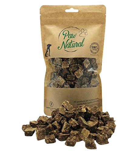 Paw Natural Hunde Leckerlis Training | 300g Lamm-Würfel | 100% Gluten- & getreidefrei | aus frischem Fleisch gesunder Tiere von Paw Natural