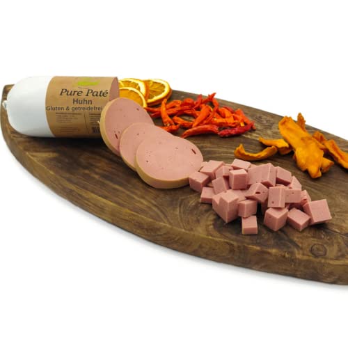 Paw Natural Hundewurst schnittfest | 3x400g Huhn-Wurst | Gluten- & getreidefrei | aus frischem Fleisch gesunder Tiere (Huhn, 3x400gr) von Paw Natural