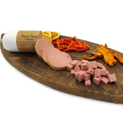 Paw Natural Hundewurst schnittfest | 3x400g Lamm-Wurst | Gluten- & getreidefrei | aus frischem Fleisch gesunder Tiere (Lamm, 3x400gr) von Paw Natural
