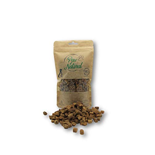 Paw Natural Hunde Leckerlis Training | 250g Lachs-Leckereien | 100% Gluten- & getreidefrei | aus frischem Fleisch gesunder Tiere von Paw Natural