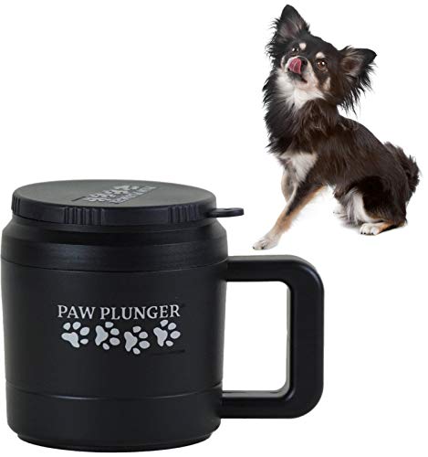 Paw Plunger Pfotenschutz/Reiniger für Haustiere Der beste Weg, um die Pfoten Ihres Hundes zu reinigen Schwarz von Paw Plunger