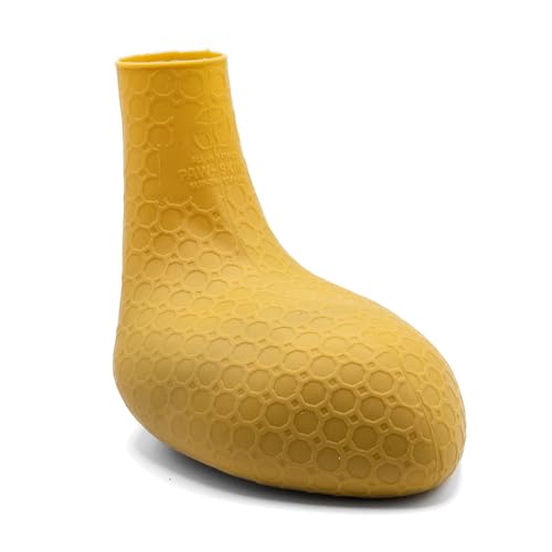 Paw-Skins Next-Gen Hundeschuhe | Silikon-Hundeschuhe | mittlere Größe (4,5 m / 6,1 m) | Gelb | Hot Pavement & Snow Protection von Paw—Skins