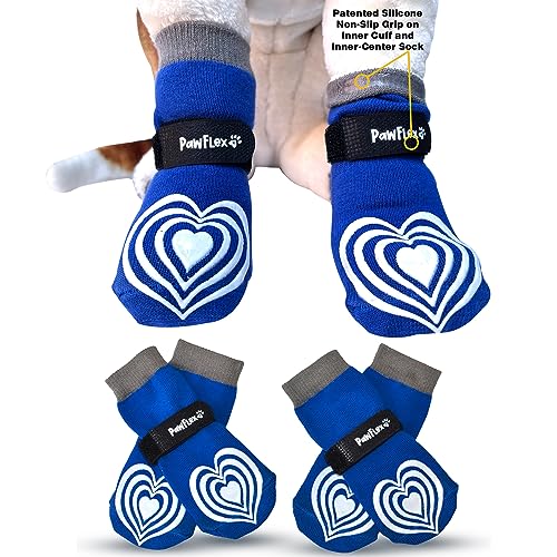Doppelseitige rutschfeste Baumwollsocken | PawFlex bequemer Pawz Silikongriff an der inneren Manschette für kein Verdrehen oder Abrutschen | verstellbarer Riemen | Haustierpfotenschutz | Doppelseitige rutschfeste Baumwollsocken | PawFlex bequemer Pawz Silikongriff an der inneren Manschette für kein Verdrehen oder Abrutschen | verstellbarer Riemen | Haustierpfotenschutz | von PawFlex