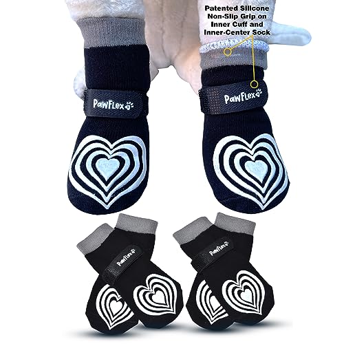 Medizinische, therapeutische doppelseitige rutschfeste Baumwollsocken | PawFlex bequeme Pawz Silikon-Griff an der Innenmanschette, kein Verdrehen oder Abrutschen | Zugkontrolle für ältere und Medizinische, therapeutische doppelseitige rutschfeste Baumwollsocken | PawFlex bequeme Pawz Silikon-Griff an der Innenmanschette, kein Verdrehen oder Abrutschen | Zugkontrolle für ältere und von PawFlex