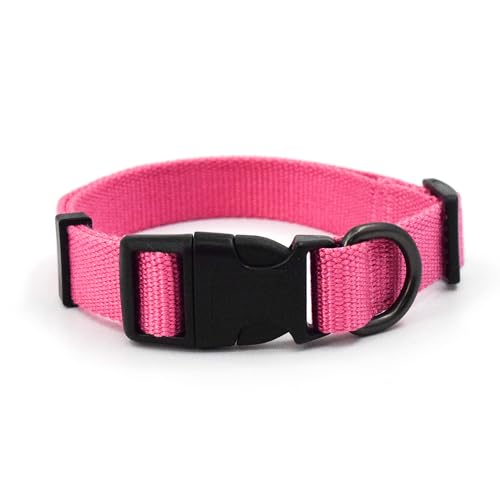 Hundehalsband für kleine Hunde, weich und atmungsaktiv, aus 90 % Viskose aus Bambus und 10 % Polyester, bequem, hautfreundlich, verstellbares Halsband mit Schnellverschluss-Schnalle Hundehalsband für kleine Hunde, weich und atmungsaktiv, aus 90 % Viskose aus Bambus und 10 % Polyester, bequem, hautfreundlich, verstellbares Halsband mit Schnellverschluss-Schnalle von PawHuggies