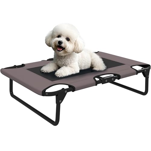 PawHut Erhöhtes Hundebett klappbar Haustierbett, Outdoor Hundeliege mit Netzdesign, Atmungsaktiv, für kleine und mittelgroße Hunde Kaffee Oxford 75 x 51 x 18 cm PawHut Erhöhtes Hundebett klappbar Haustierbett, Outdoor Hundeliege mit Netzdesign, Atmungsaktiv, für kleine und mittelgroße Hunde Kaffee Oxford 75 x 51 x 18 cm von PawHut