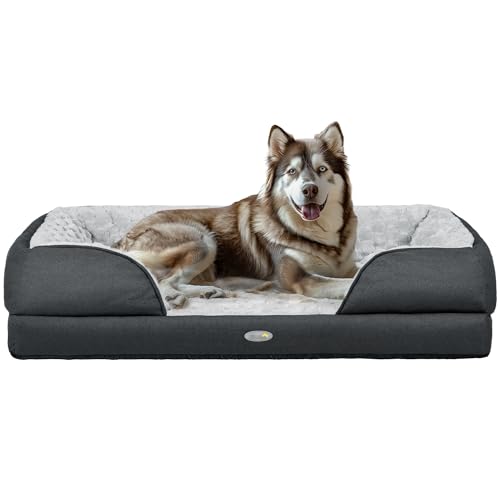 PawHut Hundebett Beruhigendes Haustierbett Hundematratze für große Hunde - Anthrazit PawHut Hundebett Beruhigendes Haustierbett Hundematratze für große Hunde - Anthrazit von PawHut