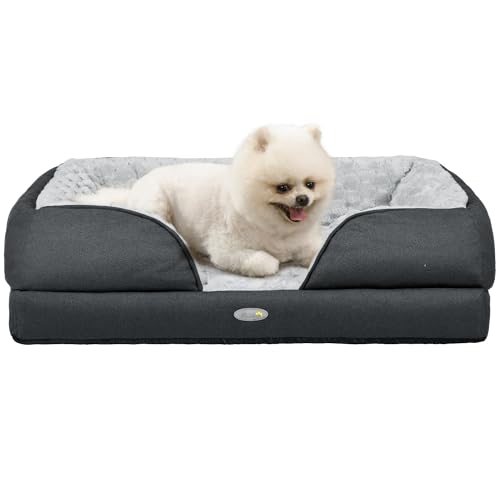 PawHut Hundebett Beruhigendes Haustierbett Hundematratze für kleine Hunde - Anthrazit PawHut Hundebett Beruhigendes Haustierbett Hundematratze für kleine Hunde - Anthrazit von PawHut