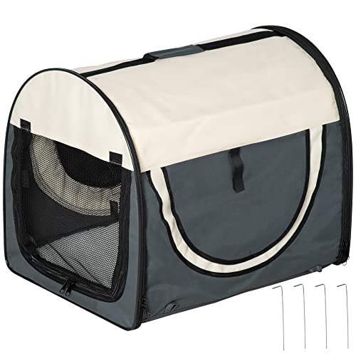 PawHut Hundebox faltbare Hundetransportbox Transportbox für Tier 5 Größen PawHut Hundebox faltbare Hundetransportbox Transportbox für Tier 5 Größen von PawHut