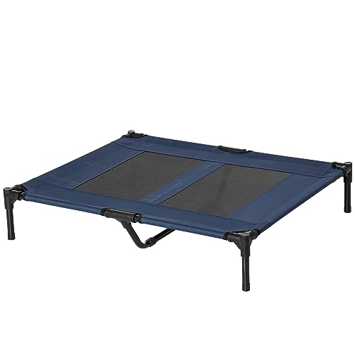 PawHut Hundeliege Outdoor Schlafplatz Hundebett Hundesofa Haustierbett Katzenbett Dunkelblau 92 x 76 x 18 cm PawHut Hundeliege Outdoor Schlafplatz Hundebett Hundesofa Haustierbett Katzenbett Dunkelblau 92 x 76 x 18 cm von PawHut