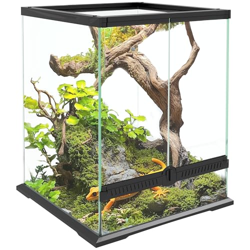 PawHut Terrarium für Reptilien Reptil Fütterungsbox mit Anti-Flucht-Design, Belüftung 120L Glasterrarium mit Kabelmanagement für Amphibien Spinne Metall Schwarz 45 x 45 x 60 cm PawHut Terrarium für Reptilien Reptil Fütterungsbox mit Anti-Flucht-Design, Belüftung 120L Glasterrarium mit Kabelmanagement für Amphibien Spinne Metall Schwarz 45 x 45 x 60 cm von PawHut
