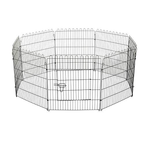 PawHut® Welpenauslauf Welpenzaun Laufstall Freilaufgehege Welpengitter 5 Maßen: Maße: 71x76cm von PawHut