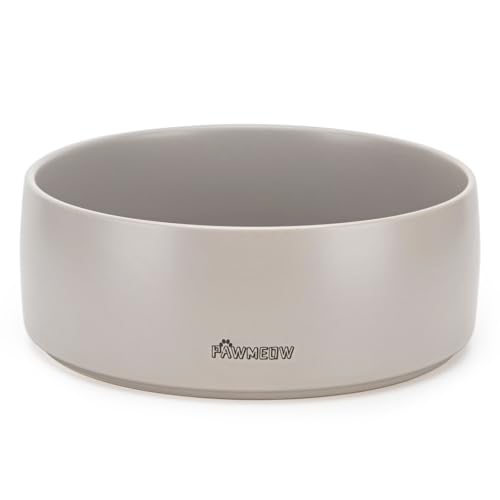 PawMeow Keramik-Hundenäpfe, Grau, 20,3 cm, für kleine bis große Hunde PawMeow Keramik-Hundenäpfe, Grau, 20,3 cm, für kleine bis große Hunde von PawMeow