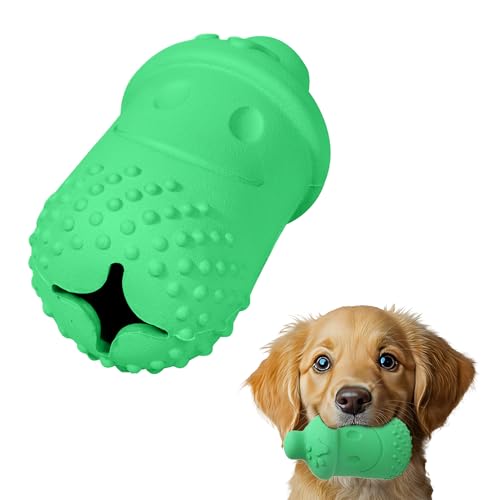 PawSailor Kauspielzeug für Leckerlis, natürliche Bambusfaser, interaktives Spaß, Puzzle-Spielzeug für kleine, mittelgroße Hunde, Welpen, langsames Füttern, Spielzeug zum Zahnen, Spielen, Grün von PawSailor