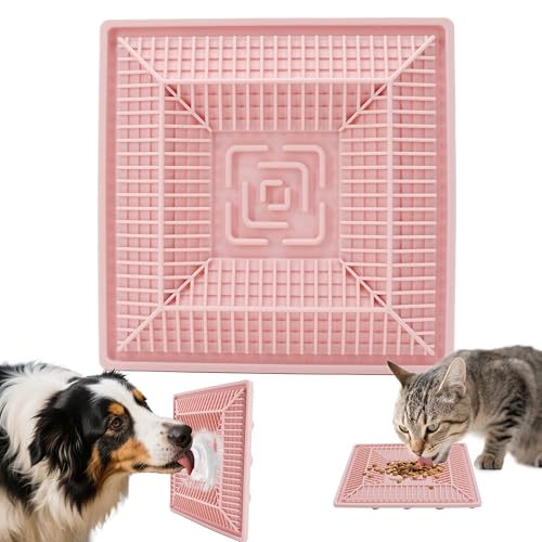 PawSailor Leckmatte für Hunde und Katzen, Silikon, langsamer Futternapf, Joghurt-Erdnussbutter, Futter-Leckerlis, Angstlinderung, spülmaschinenfest, Rosa PawSailor Leckmatte für Hunde und Katzen, Silikon, langsamer Futternapf, Joghurt-Erdnussbutter, Futter-Leckerlis, Angstlinderung, spülmaschinenfest, Rosa von PawSailor