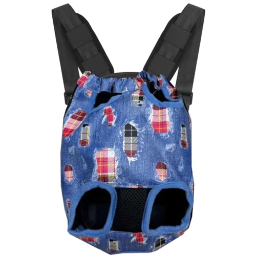 Pawaboo Haustier Rucksack Hund Tragetasche, Verstellbar Beinen heraus Rucksäcke Haustier Tragbar Reisetasche, Atmungsaktiv für Klein Mittler Hunde Katzen Welpen, L, Denim Blau Pawaboo Haustier Rucksack Hund Tragetasche, Verstellbar Beinen heraus Rucksäcke Haustier Tragbar Reisetasche, Atmungsaktiv für Klein Mittler Hunde Katzen Welpen, L, Denim Blau von Pawaboo