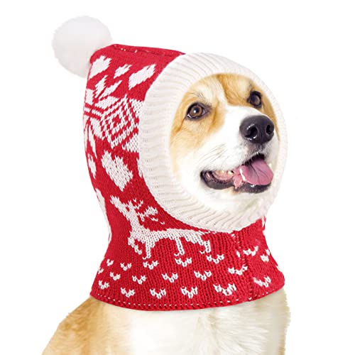 Pawaboo Hundehaube Wintermütze, Haustier Weihnachtsmütze, Hund Weihnachts Wintermütze,Weihnachtsdeko-Mütze Hüte für Haustiere, Ohrenschützer Warme Kappe für Mittlere Hunde, M, Weihnachtselche Rot Pawaboo Hundehaube Wintermütze, Haustier Weihnachtsmütze, Hund Weihnachts Wintermütze,Weihnachtsdeko-Mütze Hüte für Haustiere, Ohrenschützer Warme Kappe für Mittlere Hunde, M, Weihnachtselche Rot von Pawaboo