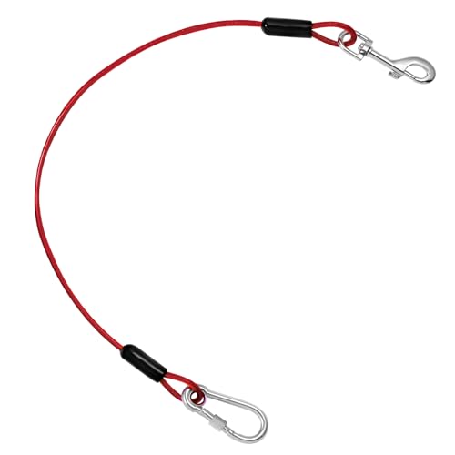 Pawaboo Hundegurt fürs Auto, Hunde Sicherheitsgurt mit Karabiner und 360 ° Drehbarem Haken Hunde Anschnallgurt Langlebig Hundeanschnaller, Hunde Sicherheitsgeschirr für Auto, 26 Zoll, Rot Pawaboo Hundegurt fürs Auto, Hunde Sicherheitsgurt mit Karabiner und 360 ° Drehbarem Haken Hunde Anschnallgurt Langlebig Hundeanschnaller, Hunde Sicherheitsgeschirr für Auto, 26 Zoll, Rot von Pawaboo