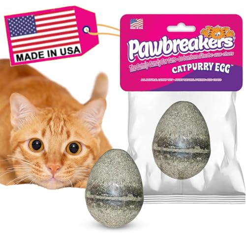 2 x Catpurry Eier - 100% natürliche Katzensüßigkeiten, Leckereien und Katzenminze Spielzeug in medizinischer Qualität, Katzenminze für entspanntes, sicheres und verdauliches Spiel, hypoallergen 2 x Catpurry Eier - 100% natürliche Katzensüßigkeiten, Leckereien und Katzenminze Spielzeug in medizinischer Qualität, Katzenminze für entspanntes, sicheres und verdauliches Spiel, hypoallergen von Pawbreakers