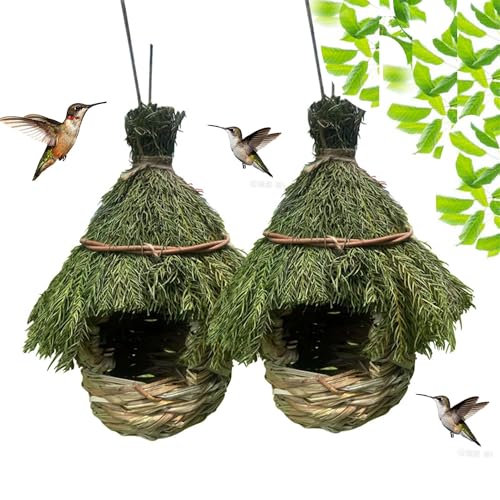 Pawcean 2er Set Vogelnester aus Naturmaterialien Nistkästen & Nest für kleinen Garten für Wellensittiche 30 x 20 cm Pawcean 2er Set Vogelnester aus Naturmaterialien Nistkästen & Nest für kleinen Garten für Wellensittiche 30 x 20 cm von Pawcean