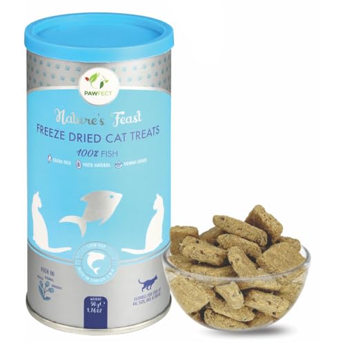 Pawfect Nature's Feast FD Leckerli für Katzen, Fisch Pawfect Nature's Feast FD Leckerli für Katzen, Fisch von Pawfect Treats