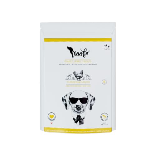 Pawfect Woofur Jerky Treats: Chicken & Mango - Pack of 4 (50gX4=200g) von Pawfect Treats