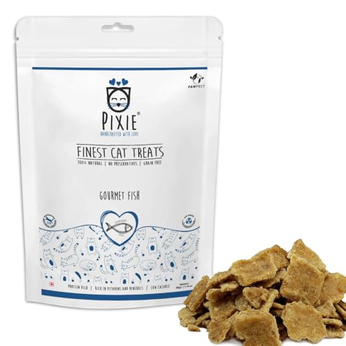 Pixie Cat Treats: Fish - Pack of 4 (50gX4=200g) von Pawfect Treats