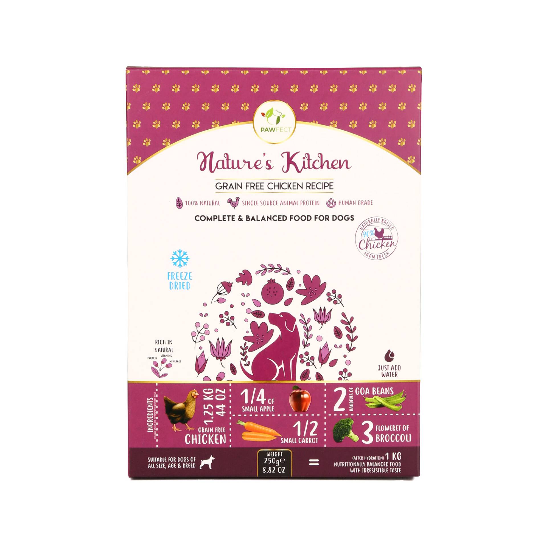 PawFect gefriergetrocknetes Hundefutter - Ziege - 500 g PawFect gefriergetrocknetes Hundefutter - Ziege - 500 g von Pawfect