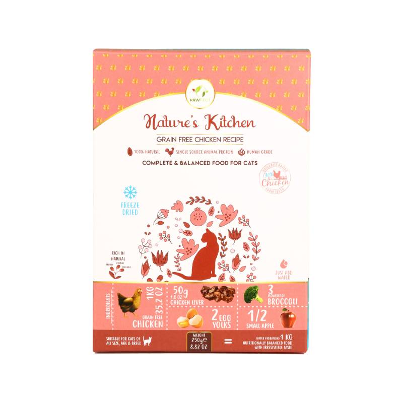 PawFect gefriergetrocknetes Katzenfutter - Huhn - 250 g von Pawfect