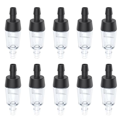 Pawfly 10 PCS Schwarz Aquarium Rückschlagventile One Way Non-Return Air Pump Zubehör für Aquarium von Pawfly