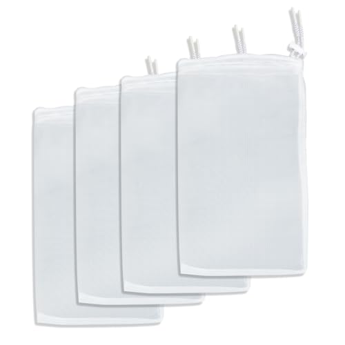Pawfly 4 Pack Aquarium Filtermedienbeutel, Aquarium extra feiner Netzbeutel mit Kordelzug 150 Mikron Aquarium Netzbeutel für feine Harze, Aktivkohle, Bio-Filterkugeln, keramische Ringe (20 cm x 30 cm) Pawfly 4 Pack Aquarium Filtermedienbeutel, Aquarium extra feiner Netzbeutel mit Kordelzug 150 Mikron Aquarium Netzbeutel für feine Harze, Aktivkohle, Bio-Filterkugeln, keramische Ringe (20 cm x 30 cm) von Pawfly