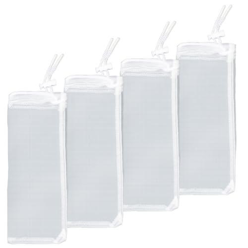 Pawfly 4 Pack Aquarium Filtermedienbeutel, Aquarium extra feiner Netzbeutel mit Kordelzug 150 Mikron Aquarium Netzbeutel für feine Harze, Aktivkohle, Bio-Filterkugeln, keramische Ringe (21 cm x 8 cm) Pawfly 4 Pack Aquarium Filtermedienbeutel, Aquarium extra feiner Netzbeutel mit Kordelzug 150 Mikron Aquarium Netzbeutel für feine Harze, Aktivkohle, Bio-Filterkugeln, keramische Ringe (21 cm x 8 cm) von Pawfly