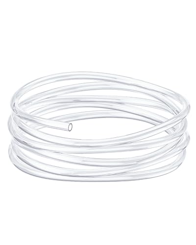 Pawfly Aquarium Airline Schlauch 2 m Standard 4-6 mm für Luftpumpe - Flexibler Knickbeständiger Reiner PVC für Garten, Terrarium, Teich von Pawfly
