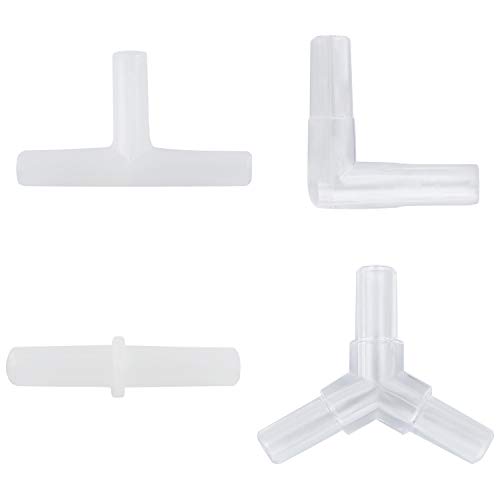 Pawfly Aquarium Luftschlauch Schlauchanschlüsse Kunststoff Inline-Ventil, 40-teilig Pawfly Aquarium Luftschlauch Schlauchanschlüsse Kunststoff Inline-Ventil, 40-teilig von Pawfly