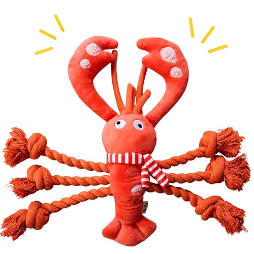 Pawfoo Lab Weihnachten Hummer Hundespielzeug, Große Hunde Quietschspielzeug Tug of War Hundespielzeug für Große Hunde, Plüschtier für Welpe Kleine Mittlere Große Hunde Pawfoo Lab Weihnachten Hummer Hundespielzeug, Große Hunde Quietschspielzeug Tug of War Hundespielzeug für Große Hunde, Plüschtier für Welpe Kleine Mittlere Große Hunde von Pawfoo Lab