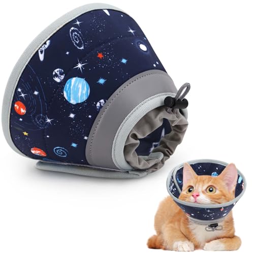 Pawfun Katzenkegelhalsband, weich, bequem, Katzen-Genesungshalsband, Haustierkegel für kleine und große Katzen, leichtes elisabethanisches Halsband für Katzen und Kätzchen nach Operationen, verhindert Pawfun Katzenkegelhalsband, weich, bequem, Katzen-Genesungshalsband, Haustierkegel für kleine und große Katzen, leichtes elisabethanisches Halsband für Katzen und Kätzchen nach Operationen, verhindert von Pawfun