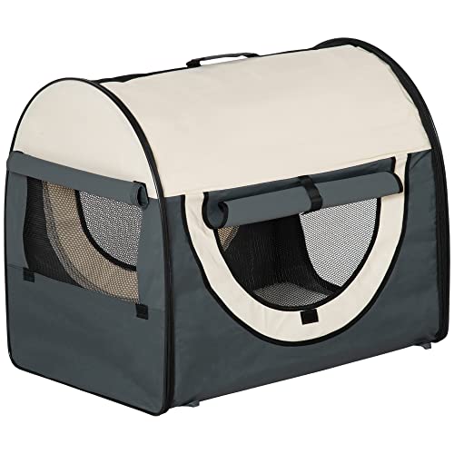 PawHut Hundebox faltbare Hundetransportbox Transportbox für Tier 5 Größen von PawHut