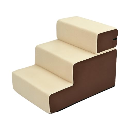 PawHut Hundetreppe Katzentreppe Haustiertreppe 3 Stufen Haustier Plüsch Beige 54 x 40 x 39cm PawHut Hundetreppe Katzentreppe Haustiertreppe 3 Stufen Haustier Plüsch Beige 54 x 40 x 39cm von PawHut