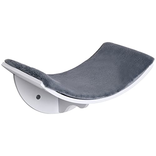 PawHut Katzenliege Katzen Wandliege Katzenbett Katzenregal Wandmontage Plüschauflage MDF Weiß+Grau 41 x 28 x 21 cm PawHut Katzenliege Katzen Wandliege Katzenbett Katzenregal Wandmontage Plüschauflage MDF Weiß+Grau 41 x 28 x 21 cm von PawHut