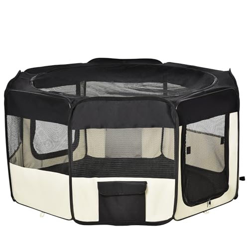 PawHut Welpenauslauf Freilaufgehege Tierlaufstall Laufstall Welpenzaun Welpen-Laufstall Hundelaufstall 600D Oxford Ø120 x H58 cm PawHut Welpenauslauf Freilaufgehege Tierlaufstall Laufstall Welpenzaun Welpen-Laufstall Hundelaufstall 600D Oxford Ø120 x H58 cm von PawHut