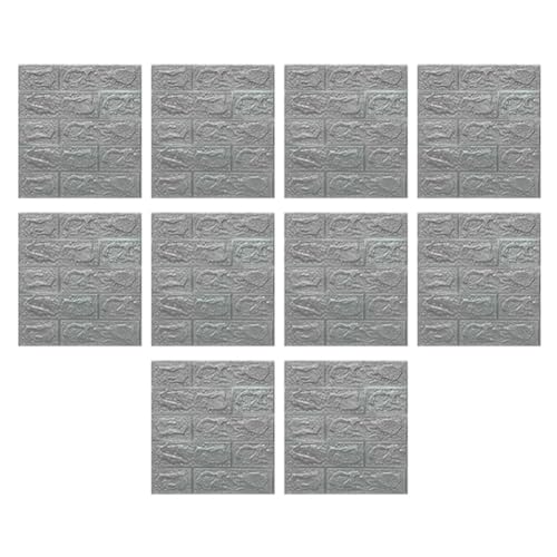 Pawlickio 3.3D Dreidimensionale Wandaufkleber, Selbstklebende Tapete, Anti-Kollisions-Dekorative Aufkleber, 10 Stück von Pawlickio