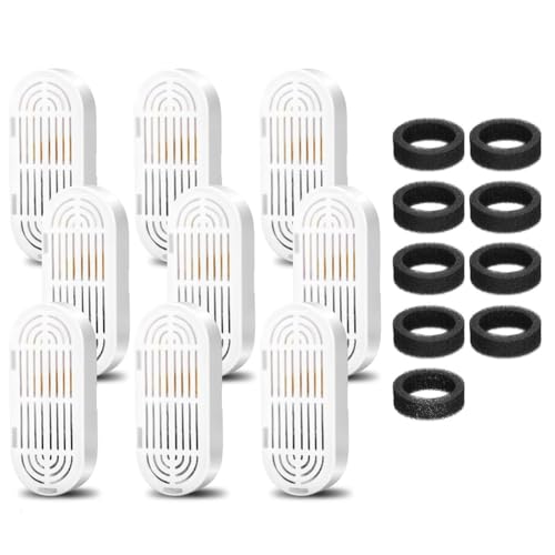 Pawlickio 9 Stück Katzen-Wasserbrunnenfilter, 3,2 L/108 Unzen und 4 L/134 Unzen Haustier-Wasserbrunnen-Trinkbrunnen-Ersatzfilterschäume Pawlickio 9 Stück Katzen-Wasserbrunnenfilter, 3,2 L/108 Unzen und 4 L/134 Unzen Haustier-Wasserbrunnen-Trinkbrunnen-Ersatzfilterschäume von Pawlickio