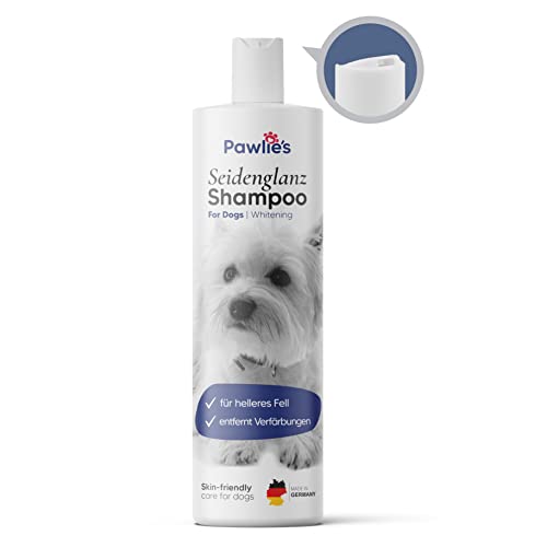 Pawlie's Hundeshampoo Weißes Fell - Aufhellende Fellpflege | Bei Tränenflecken, Vergilbungen & Schmutz | Hundeshampoo Malteser Hund Zubehör, Pudel Shampoo, Shih Tzu, Havaneser Shampoo, Pomeranian Pawlie's Hundeshampoo Weißes Fell - Aufhellende Fellpflege | Bei Tränenflecken, Vergilbungen & Schmutz | Hundeshampoo Malteser Hund Zubehör, Pudel Shampoo, Shih Tzu, Havaneser Shampoo, Pomeranian von Pawlie's