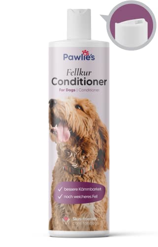 Pawlie's Conditioner für Hunde | Weiches Fell & bessere Kämmbarkeit | Fellpflege Hund, Dog Conditioner, Detangler, Verfiltztes Fell Katze, Spülung für Hunde von Pawlie's