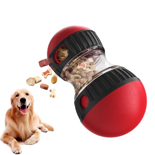 PawsSynergy Hunde-Puzzle-Spielzeug, verstellbar, langsames Füttern, rollende Leckerli-Dosierung, Hundespielzeug für Gehirnstimulation, interaktives Hundespielzeug gegen Langeweile und beschäftigt sie von PawsSynergy