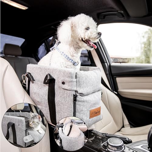 Pawseat Mittelkonsole Hundeautositz für kleine Hunde und Welpen, 2,3–5,9 kg, idealer Armlehnen-Booster, Auto-Reisesitz mit Sicherheitsgurten, Aufbewahrungstaschen und waschbarem Kissen, reduziert Pawseat Mittelkonsole Hundeautositz für kleine Hunde und Welpen, 2,3–5,9 kg, idealer Armlehnen-Booster, Auto-Reisesitz mit Sicherheitsgurten, Aufbewahrungstaschen und waschbarem Kissen, reduziert von Pawseat