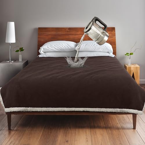 Pawsee Wasserdicht Hundedecke Katzendecken Waschbar, wasserdichte Decke für Große Hunde Sofaschutz Couch Überwurf, Flauschig Wasserdicht Liebesdecke für Schutzdecke Tagesdecke, L 203 x 152cm Pawsee Wasserdicht Hundedecke Katzendecken Waschbar, wasserdichte Decke für Große Hunde Sofaschutz Couch Überwurf, Flauschig Wasserdicht Liebesdecke für Schutzdecke Tagesdecke, L 203 x 152cm von Pawsee